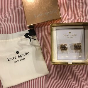 Kate Spade oversized stud earrings